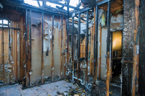 Professional Fire Damage Repair technician working in Montgomery, OH